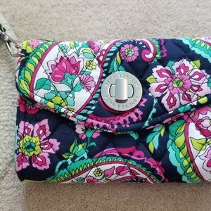 Vera Bradley Wristlet Petal Paisley